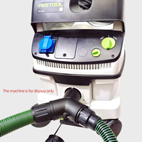 Неоригинальные аксессуары для пылесосов Mirka Festool FLEX: быстросъемный 3-ходовой соединительный шланг для пылесборника
