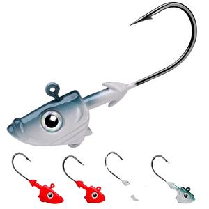 Hameçon de tête de poisson en carbone, accessoire coloré, <span class=keywords><strong>leurre</strong></span> à l'alose, appât à utiliser <span class=keywords><strong>pour</strong></span> la pêche - Product Image 1