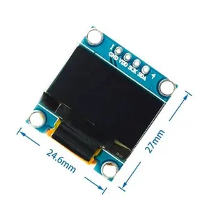 0.96 Inch IIC Serial Yellow Blue OLED Display Module 128X64 I2C 12864 LCD Screen Board 0.96"