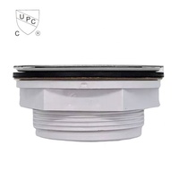Kmry Base de bac à douche en acier inoxydable poli et égouttoir de sol pour salle de bain Cupc multifonction Design moderne
