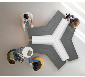 Conjunto de sofá de oficina, muebles, sofá, asientos, sala de vestíbulo, Banco de espera, Combinación libre Modular, sofá de sala de espera de oficina - Product Image 2