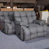 Canapé-lit convertible multifonctionnel moderne haut de gamme avec revêtement en tissu, fauteuil inclinable et lit à bascule pour salon et chambre à coucher