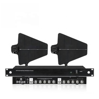 Amplificateur de microphone USB professionnel UA844 avec connecteur XLR, système de distribution d'antenne 5 canaux pour communication sans fil