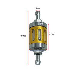 Filtre à essence universel CNC pour moto avec coupelle à huile en alliage d'aluminium et boîtier de filtre à carburant, pièces CNC pour moto - Product Image 2
