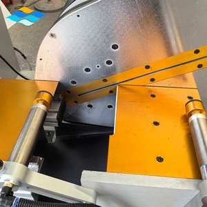 เครื่องตัดมุมฉากอัตโนมัติ CNC แบบสองหัว ตัดได้ที่ 45 และ 90 องศา ความแม่นยำสูง ควบคุมด้วย PLC สำหรับตัดหน้าต่างอลูมิเนียม - Product Image 5