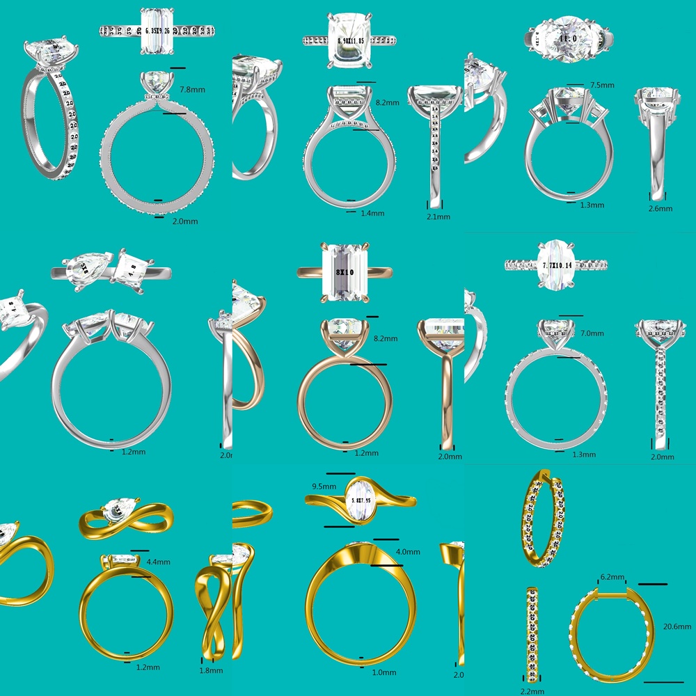 Can be Made in Platinum/Solid Gold/Silver