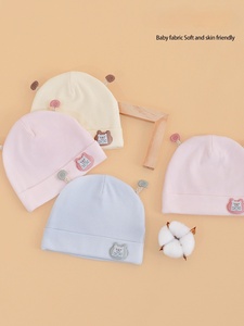 <span class=keywords><strong>Gorro</strong></span> para bebé, <span class=keywords><strong>gorro</strong></span> fino de <span class=keywords><strong>verano</strong></span> para recién nacidos de 0 a 3 meses, <span class=keywords><strong>gorro</strong></span> protector de calidez y fontanela - Product Image 4