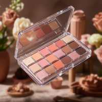 Palette de fards à paupières Pro Eye Air 01 Coral Studio 12 couleurs, fard à paupières coréen mat, scintillant, brillant, doux, glamour, look quotidien