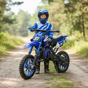 Motocicleta Todoterreno de <span class=keywords><strong>49cc</strong></span> para Niños, Motocicleta de Gasolina de 2 Tiempos y 2 Ruedas, Mini Motocross de 40-60km/h - Product Image 1