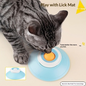 Giocattoli Interattivi per Cani e Gatti, Vassoio Leccabile con Palla Rotante Musicale, Prodotto per Animali Domestici Molto Richiesto - Product Image 1