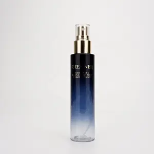 完璧な噴霧グラデーションカラー化粧品包装空のPET 110mlプラスチックファインミストスプレーボトル