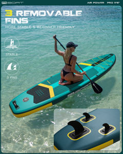 Planche de paddle gonflable tout usage extra large PF 11'6''*35''*6'' pour le surf et le stand up paddle (SUP) - Product Image 6