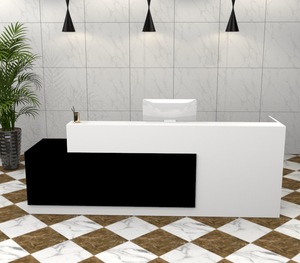 Bureau de réception convertible en bois moderne et élégant de haute qualité, directement du fabricant, pour les écoles, les hôpitaux, les hôtels, les salons, les <span class=keywords><strong>banques</strong></span> - Product Image 5
