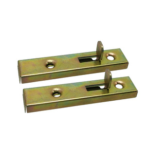Ultra Thin Iron Latch 3 Inch Colored Pins Keyless Furniture <b>Cabinet</b> Door <b>Lock</b> Minimalist Design Easy Installation - Product Image 2