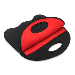 Custom Soft Grip Neoprene Thermal <b>Wine</b> Bottle Cover Sleeve 6 Pack Beer Carrier Bag with Handle - Product Image 2