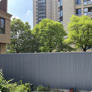 Huzhou Guansen tamaño de alta calidad 1,8 M * 1,8 M DIY valla compuesta antigua enrejado jardín Wpc Panel valla para exteriores - Product Image 2