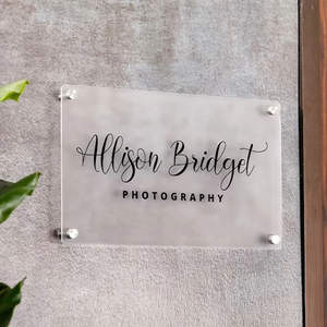 Custom Business Sign Logo Perspex Plate Salon Nails Studio Wall Estética Decor UV Printed Office Acrylic Signage Plaque - Product Image 4