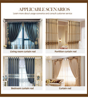 Cortinas de Ventana Personalizadas ARODDY, Estilo Europeo, Cortinas de Lujo con Bordado de Flores, Cortinas de Tela