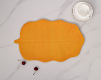 En gros respectueux de l'environnement EVA forme de feuille napperon décoratif Table à manger tapis résistance à la chaleur