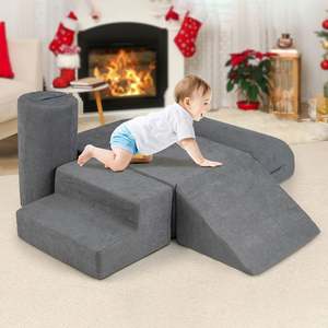 Blocs de mousse personnalisés pour enfants en bas âge, 6 pièces, aire de jeux intérieure, équipement de jeu souple pour bébé, salle de sport d'escalade, fabriqué pour les enfants, escalade souple - Product Image 6