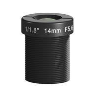 Objectif M12 14 mm EFL, format d'image 1/3'', 6 MP, iris F5.6 pour l'identification et la numérisation de documents