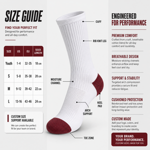 Chaussettes de basketball pour enfants, épaisses, antidérapantes, absorbant la transpiration, pour la gym, le patinage de vitesse - Respirantes et confortables - Product Image 2