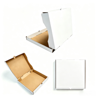 Boîte à pizza à emporter en carton ondulé de qualité alimentaire, personnalisable avec logo OEM/ODM, 6 à 18 pouces, pour pizzeria et restaurant, SP456