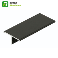 Profil T Aluminium T Bar ambang batas potong Aluminium profil pembagi ubin