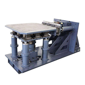 Máquina de Prueba de Rendimiento Sísmico para Edificios, Banco de Pruebas de Movimiento Dinámico con Simulación de Terremotos, Mesa de Vibración para Pruebas de Estructuras Civiles - Product Image 1