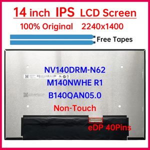 شاشة LCD للكمبيوتر المحمول مقاس 14 بوصة طراز NV140DRM-N62 B140QAN05.0 M140NWHE R1 لأجهزة لينوفو ثينك باد E14 الجيل السادس، لوحة عرض بدقة 2240×1400 بدون خاصية اللمس - Product Image 2