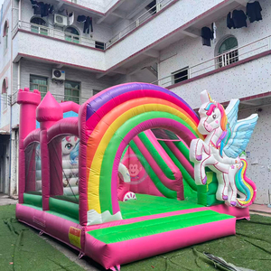 Château gonflable licorne d'extérieur pour saut et amusement - Product Image 5