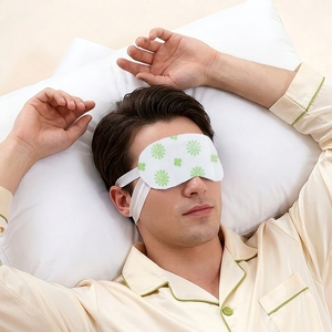 Mascarilla <span class=keywords><strong>de</strong></span> Vapor <span class=keywords><strong>de</strong></span> Lavanda OEM para Dormir, Compresa Caliente Autocalentable, Mascarilla Ocular Desechable para Ojos Secos - Product Image 1