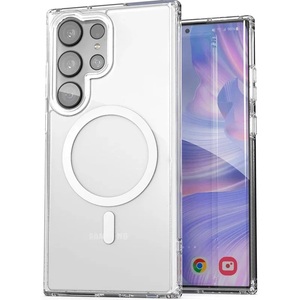 Custodia Magnetica Wireless Trasparente Antiurto per Samsung Galaxy S25 S24 S23 S22 S21 <span class=keywords><strong>Plus</strong></span> S25 S24 S23 S21 FE Ultra - Product Image 1