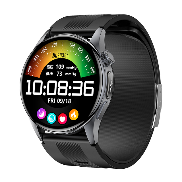 TKYUAN Smart Health Watch Air Pump Blood Pressure EDA ECG Body Temperature NFC Sports Fitness Tracker Smartwatch for Women Men