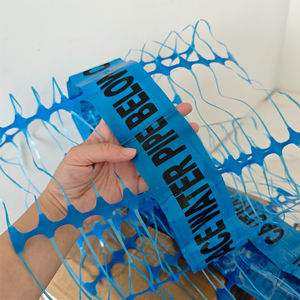 Maglia di avvertimento rilevabile 30 cmx100m per la protezione della conduttura del cavo - Product Image 5