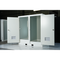 Toilettes mobiles préfabriquées modernes en panneaux sandwich pour extérieur, WC public, installation facile, pour écoles, appartements, ateliers