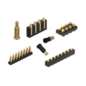 Độ chính xác thành phần điện tử POGO pin kết nối bền cho các ứng dụng PCB mùa xuân POGO Pin mạ vàng mùa xuân-nạp POGO Pin - Product Image 4