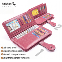 Dompet Panjang Baru untuk Wanita dengan Kapasitas Besar, Dompet Tangan, Tas Clutch Wanita, Kantong Kartu Multi-saku untuk Sehari-hari