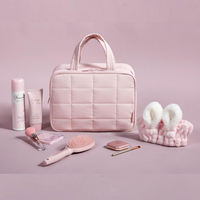 Trousse de Toilette Suspendue, Sac de Douche Étanche, Sac de Rangement pour Bijoux, Trousse à Maquillage, Sac de Rangement pour Boucles d'Oreilles et Colliers, Trousse de Maquillage