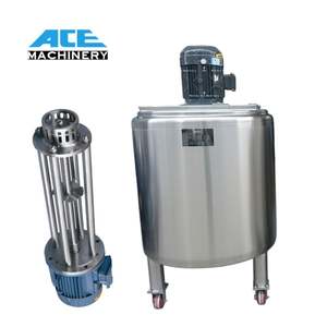 Olla Mezcladora de Acero Inoxidable de 300L para Líquidos, Equipo de Calentamiento y Mezcla para Champú y Gel de Ducha - Product Image 2