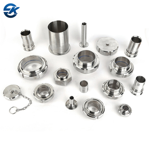 Đầu Nối Ống Vít Bằng Thép Không Gỉ Đầu Nối NPT Cho Nữ Đầu Nối Đai Ốc Lục Giác SMS Vệ Sinh RJT + Đầu Đực + Lót + Gioăng - Product Image 6