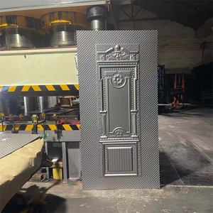 Panel de Puerta Repujado, Puerta de Acero, Lámina de Hierro con Acabado en Cuero, Puerta <span class=keywords><strong>Antirrobo</strong></span>, Entrada, Patio, Fachada - Product Image 5