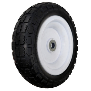 Solid Polyurethane Foam Wheel 10 Inch 3.50-4 PU Foam Roller For Tool Use - Product Image 4