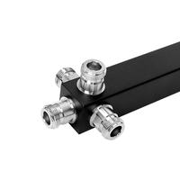 ZD personnalisé large bande fréquence FM UHF 4 voies 460-860MHz N femelle antenne réseau RF répartiteur de puissance