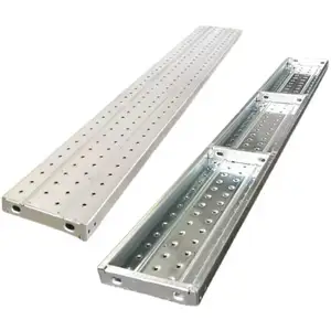 ZYTJ Q195 Steel Galvanised Frame Scaffold Components Plank with Hook for Aluminum Ringlock Scaffolding System