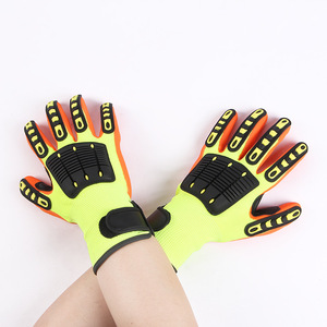 Gants <span class=keywords><strong>anti</strong></span>-coupures et <span class=keywords><strong>anti</strong></span>-écrasement pour le travail dans l'industrie pétrolière et minière, protection contre les chocs mécaniques et les collisions - Product Image 3