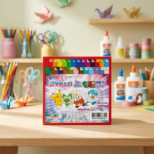 Papel de Origami de Doble Cara Jongienara Pokemon, 50 Colores, 200 Hojas, 15x15cm, 12 Unidades/Caja, Manualidades para Niños, Decoración Plegable DIY - Product Image 2