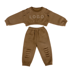 <span class=keywords><strong>Ensemble</strong></span> de vêtements pour garçons et filles, uniforme de <span class=keywords><strong>Jogging</strong></span>, Logo personnalisé, survêtement pour enfants, vente en gros - Product Image 2