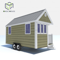 Maison magique petite remorque double large chariot d'alimentation solaire kiosque d'alimentation mobile remorque de restauration système solaire prix pour usage domestique
