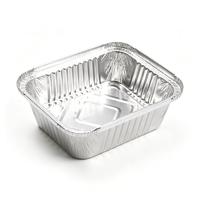 Boîte en aluminium renforcée à sertir, bol en aluminium anti-fuite pour l'emballage de vermicelles de crabe aux fleurs